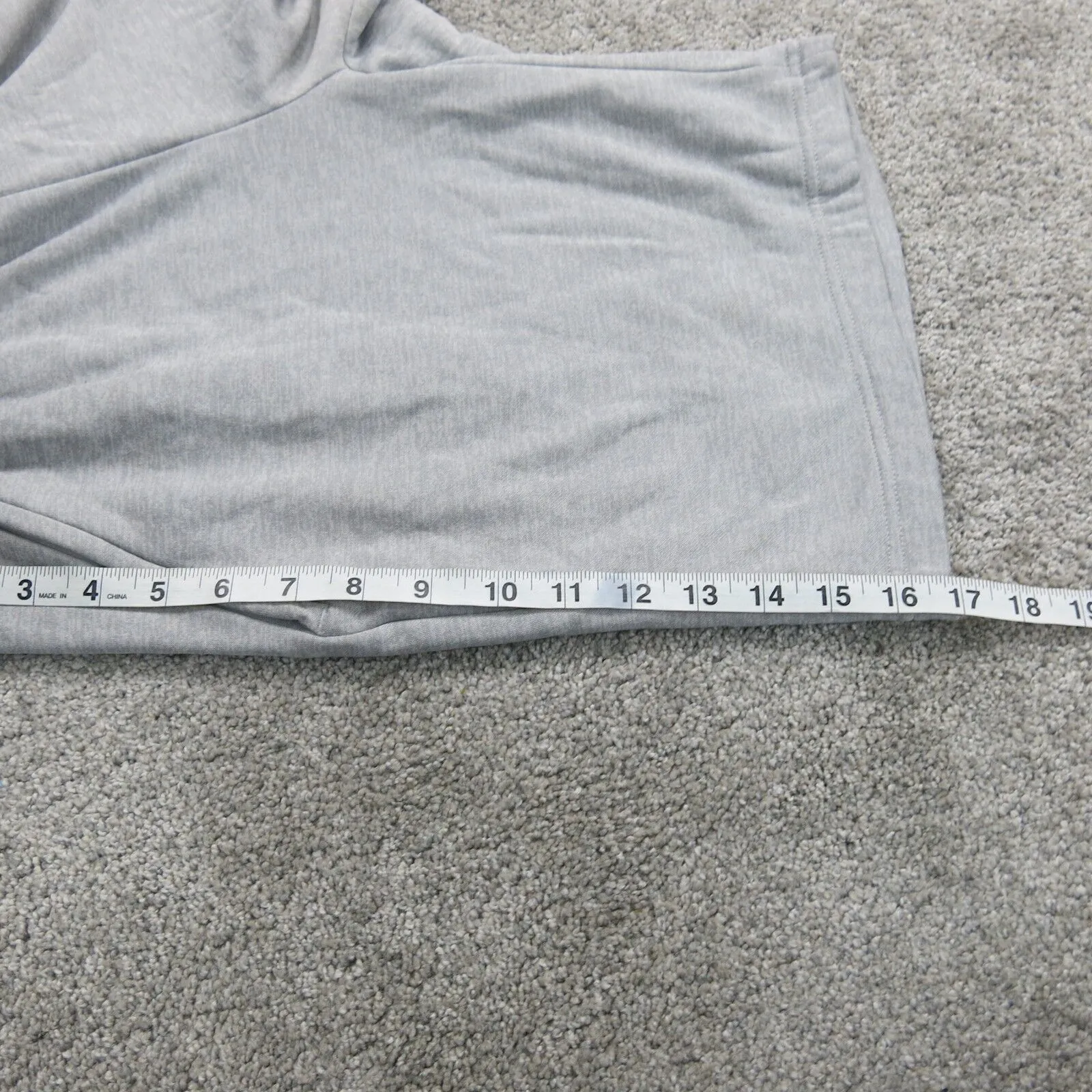 Adidas Mens Shorts Elastic Athletics Running Workout Gym Light Gray Size Small