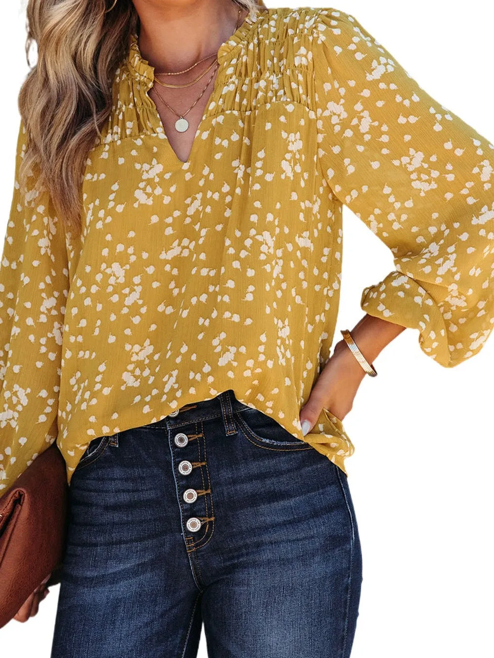Autumnal Floral Shirt