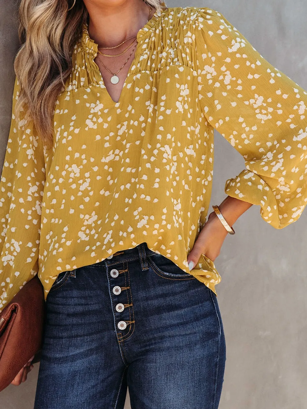 Autumnal Floral Shirt