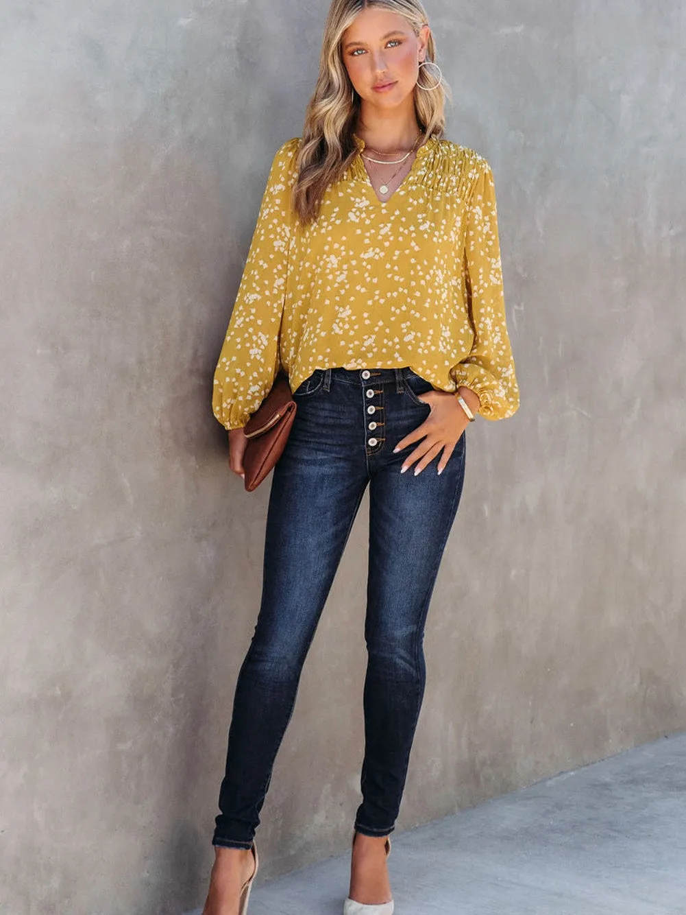 Autumnal Floral Shirt