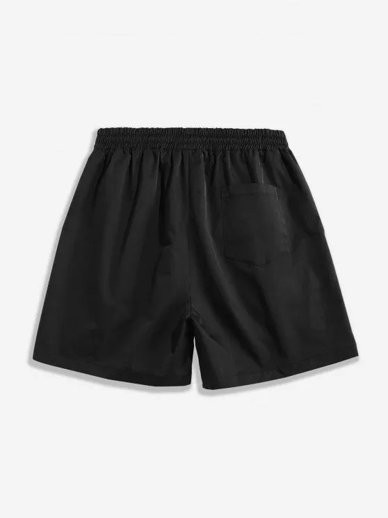 Baseball Short Sleeve Shirt And Shorts Set