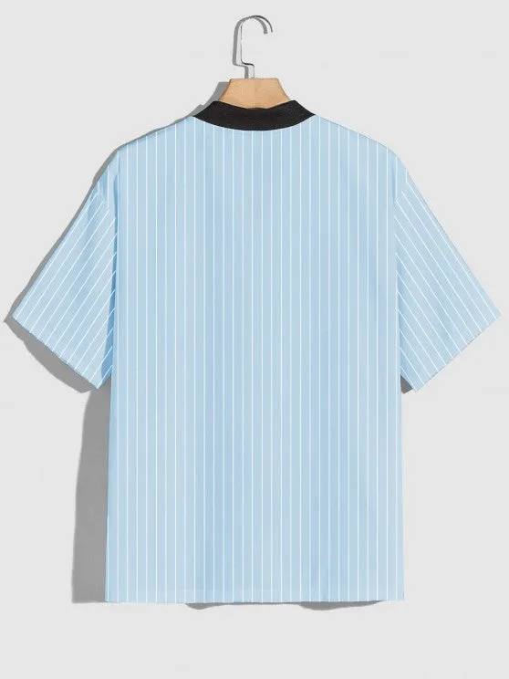 Baseball Short Sleeve Shirt And Shorts Set