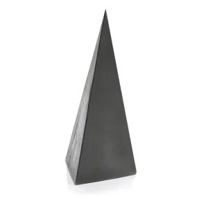 Black Metal Table Sculpture Pyramid (A D)