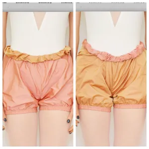 Bullet Pointe - Parachute Reversible Shorts - Child/Adult (BP 13501) - Peach/Tan