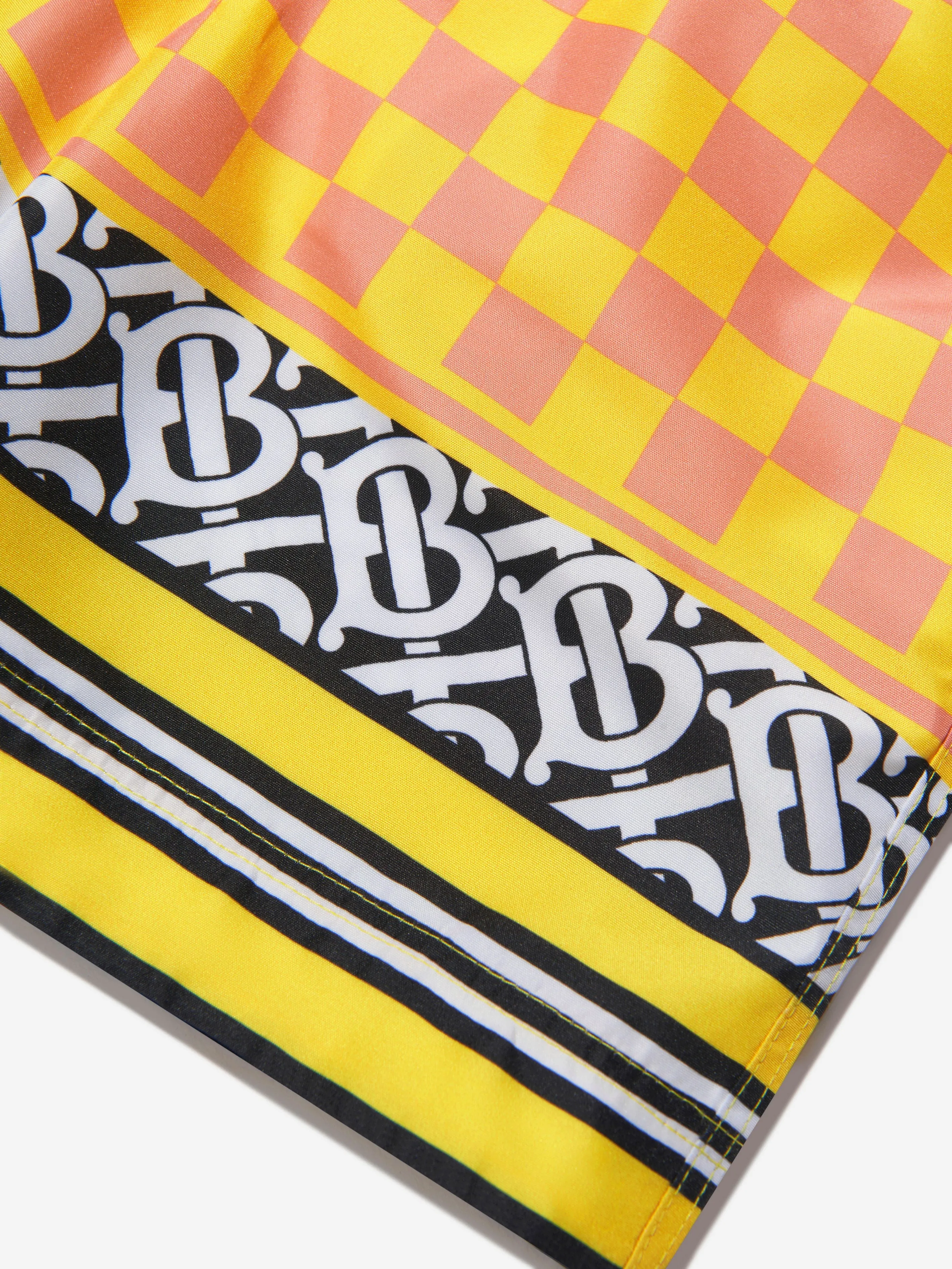 Burberry Boys Monogram Patterned Swim Shorts