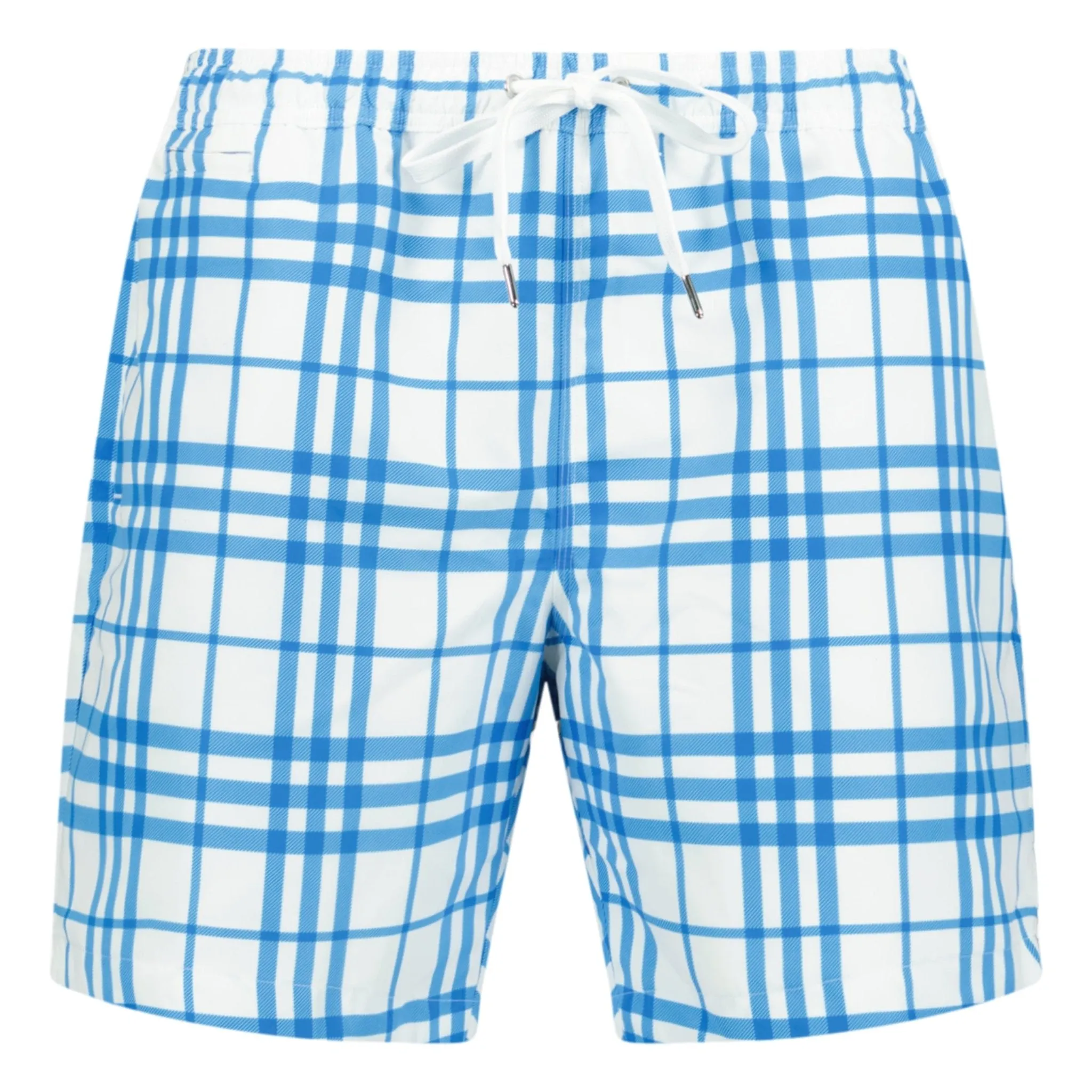 Burberry Check Swim Shorts White/Blue