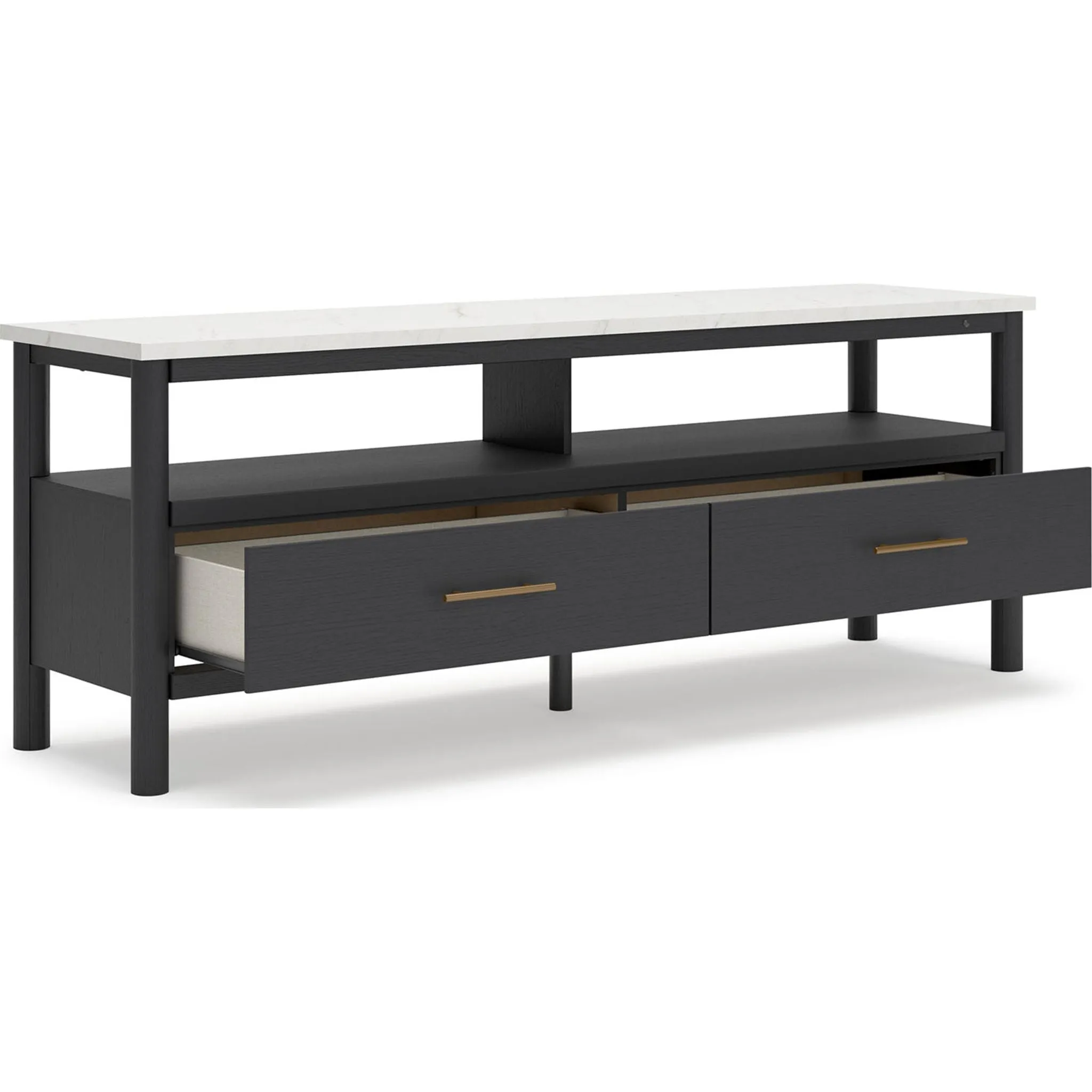 Cadmori TV Stand - Black/White