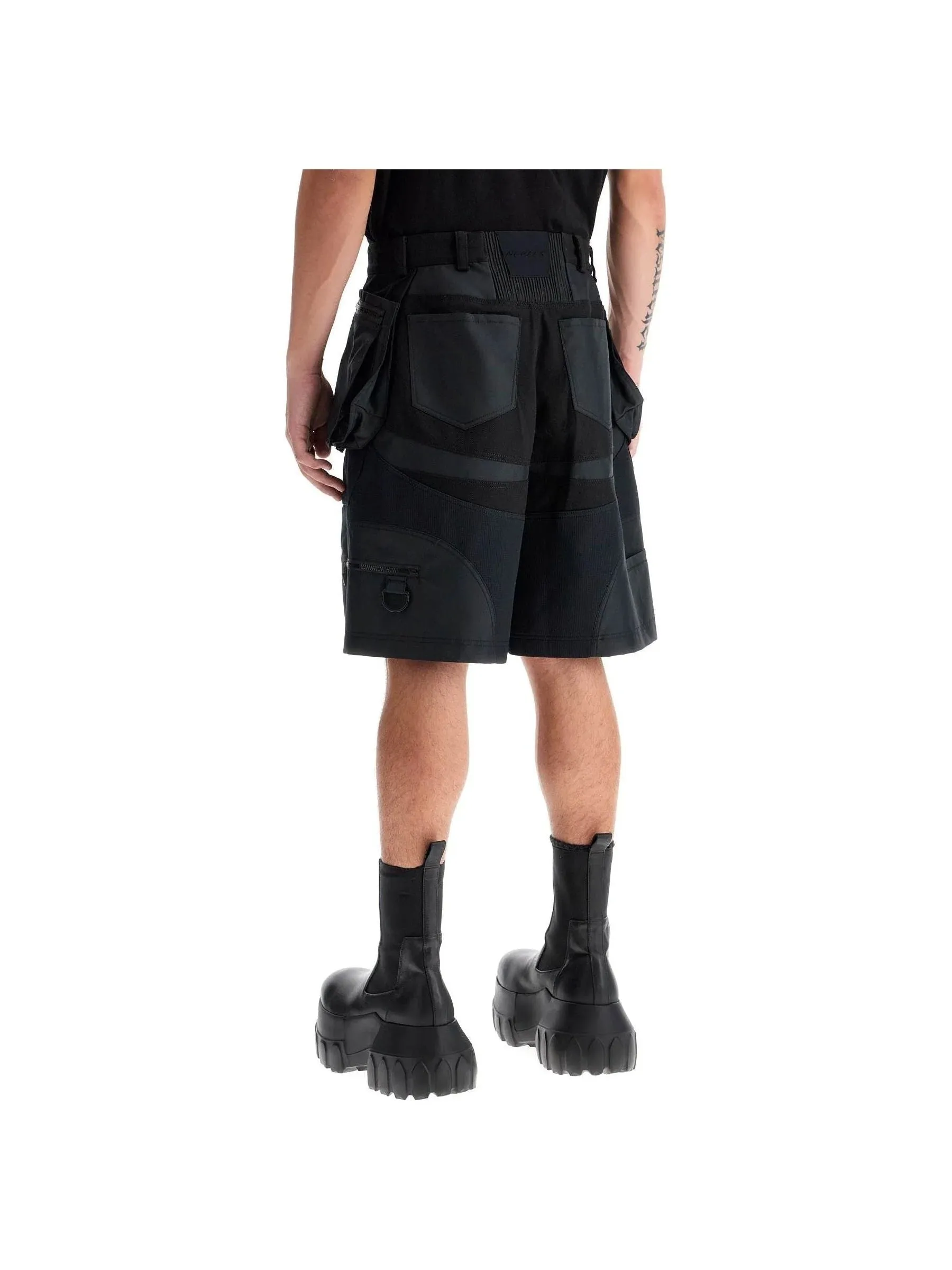 Cargo Bi-Material Shorts