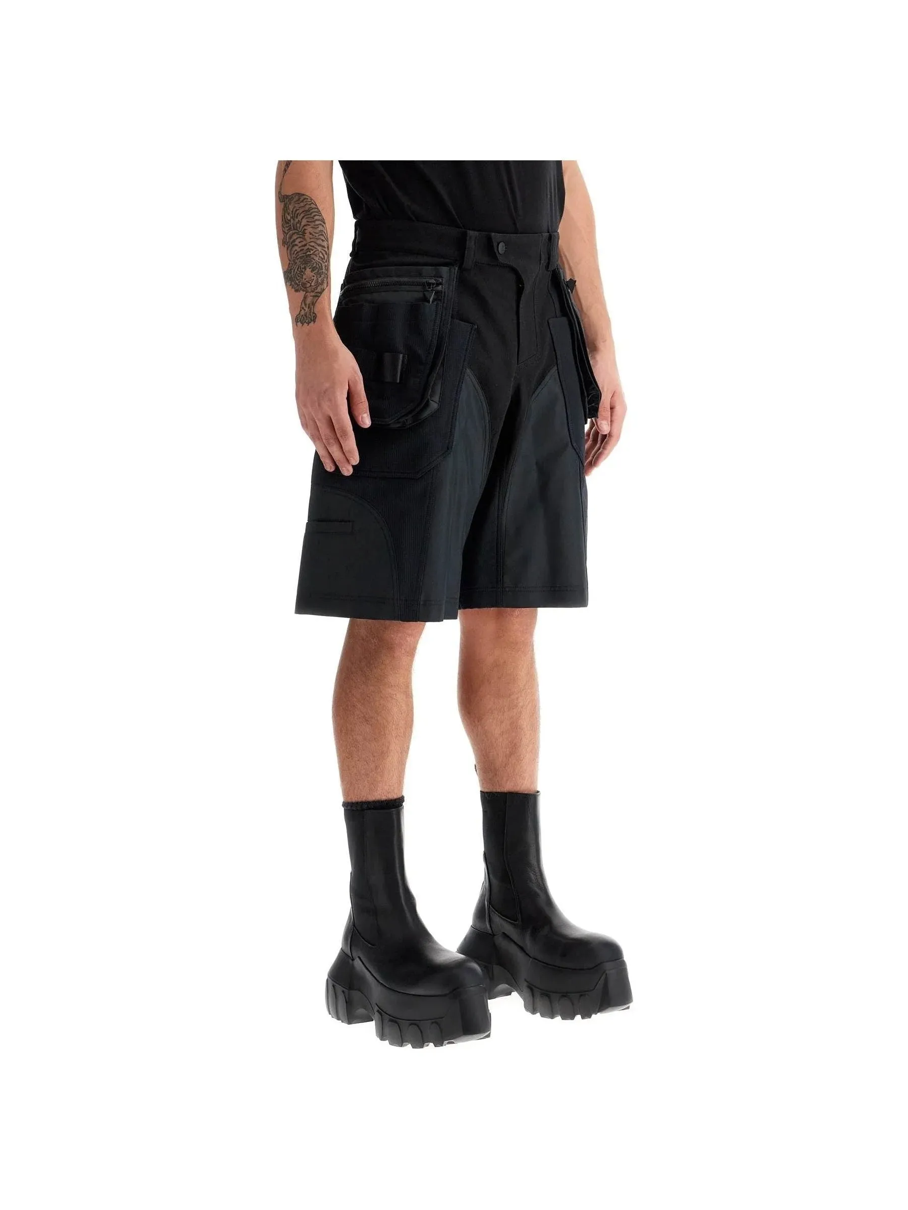 Cargo Bi-Material Shorts
