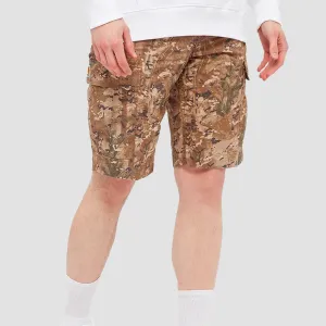 Carhartt WIP Regular Cargo Shorts Camo Combi/Desert Rinsed