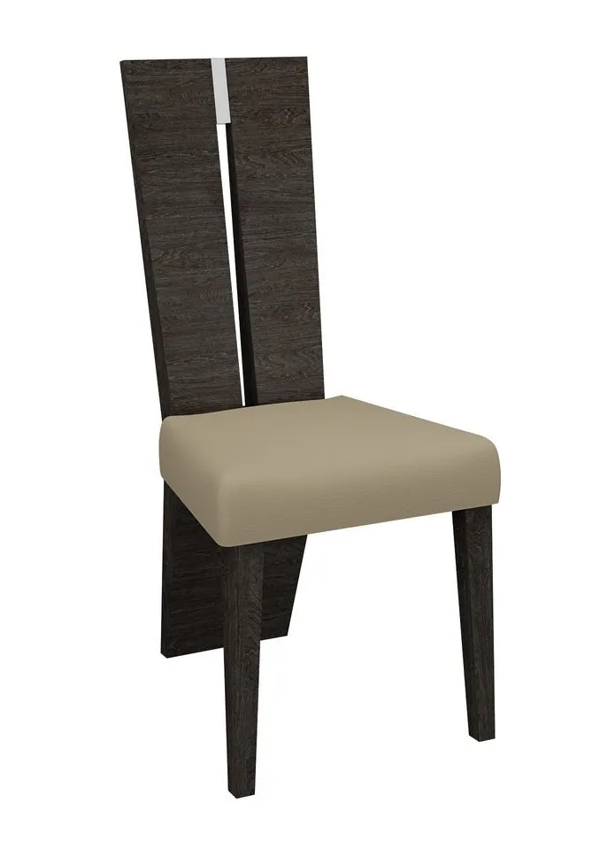 Contemporary Sleek Gray Dining Chair Set Of 2 By Homeroots