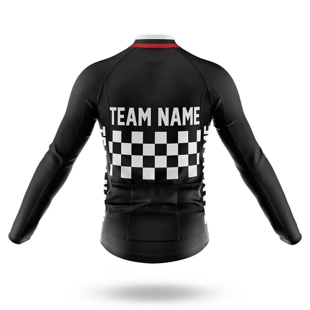 Custom Team Name M7 Black - Men's Cycling Kit