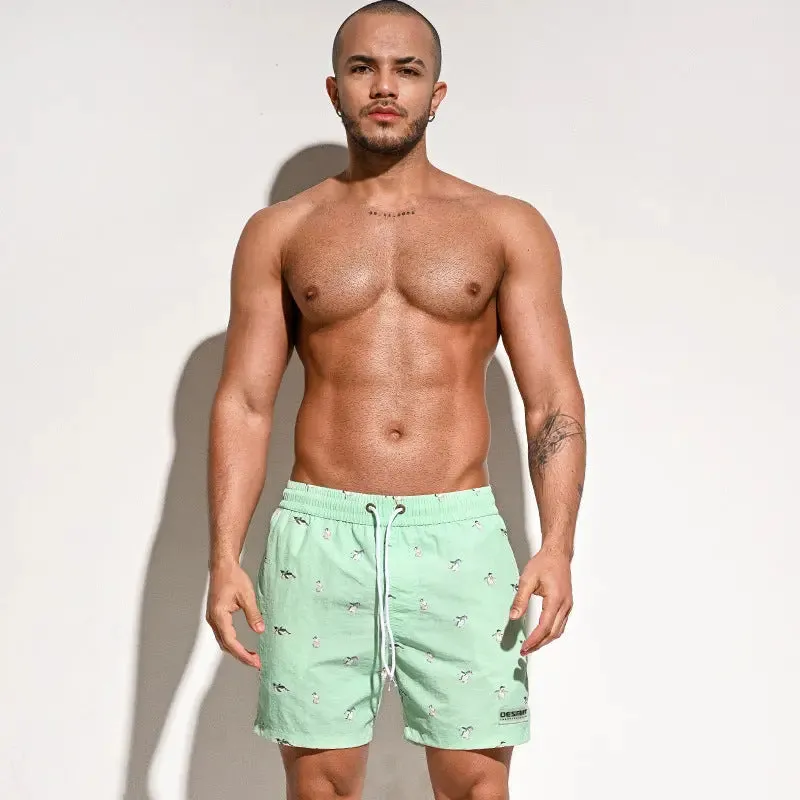 DESMIIT Beach Shorts Swim Trunks
