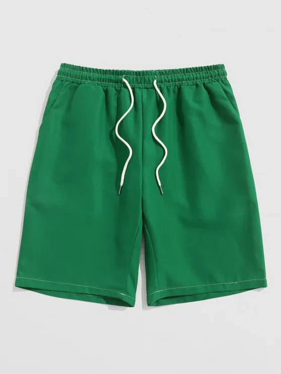 Dragon Graphic T Shirt And Bermuda Shorts Set