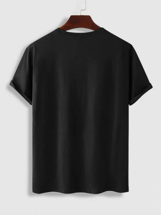 Dragon Graphic T Shirt And Bermuda Shorts Set