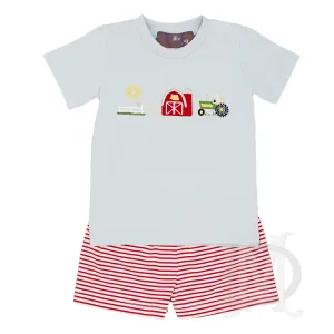 Farm Life Boys Shorts Set