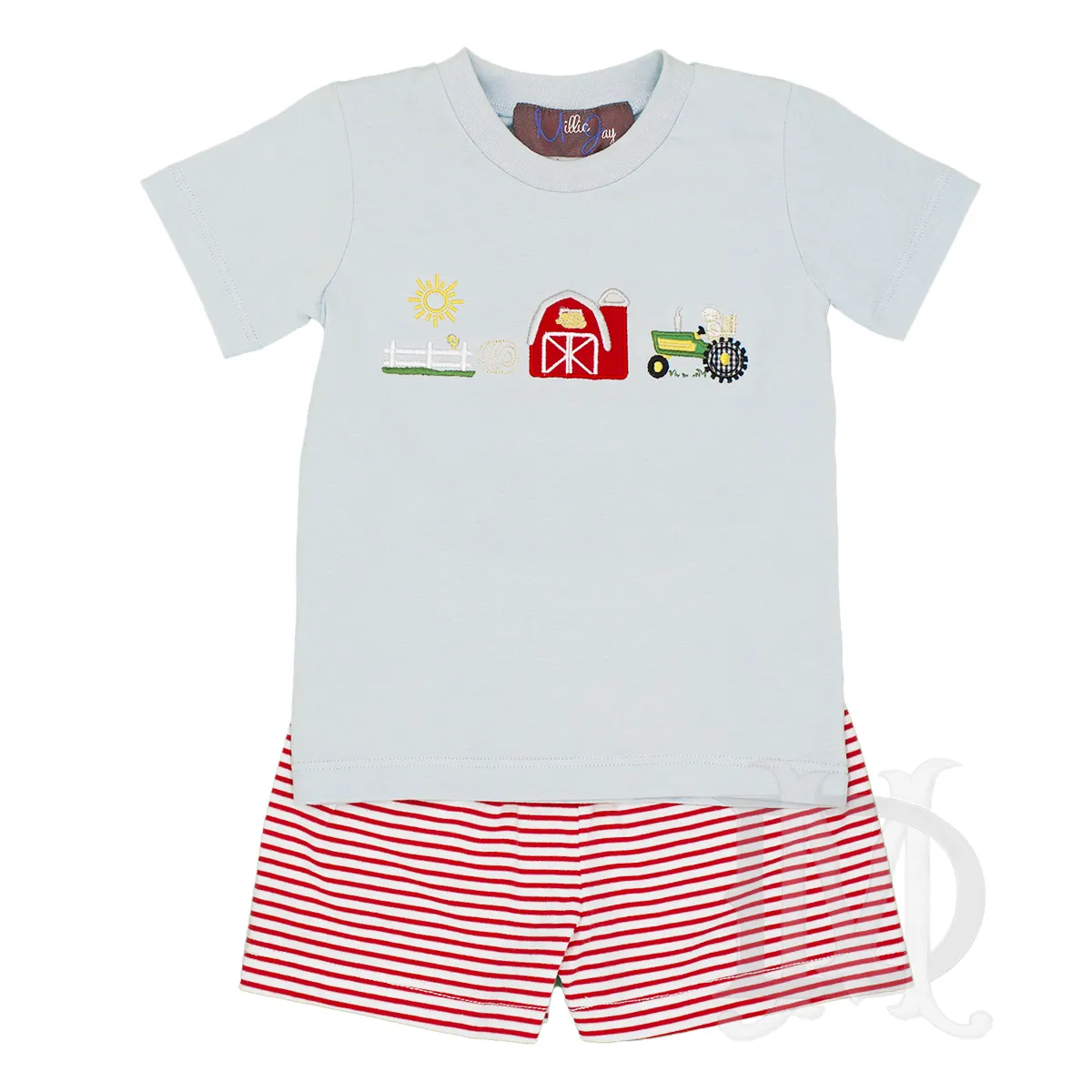 Farm Life Boys Shorts Set