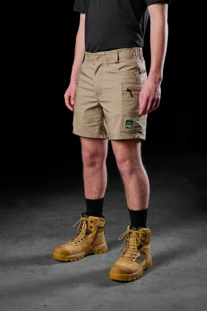 FXD Workwear  WS.6 - STRETCH CARGO SHORTS - KHAKI