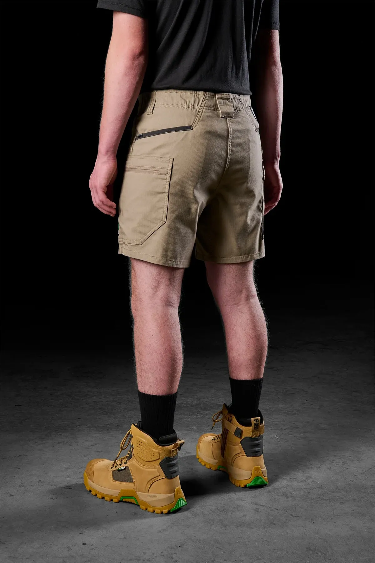 FXD Workwear  WS.6 - STRETCH CARGO SHORTS - KHAKI