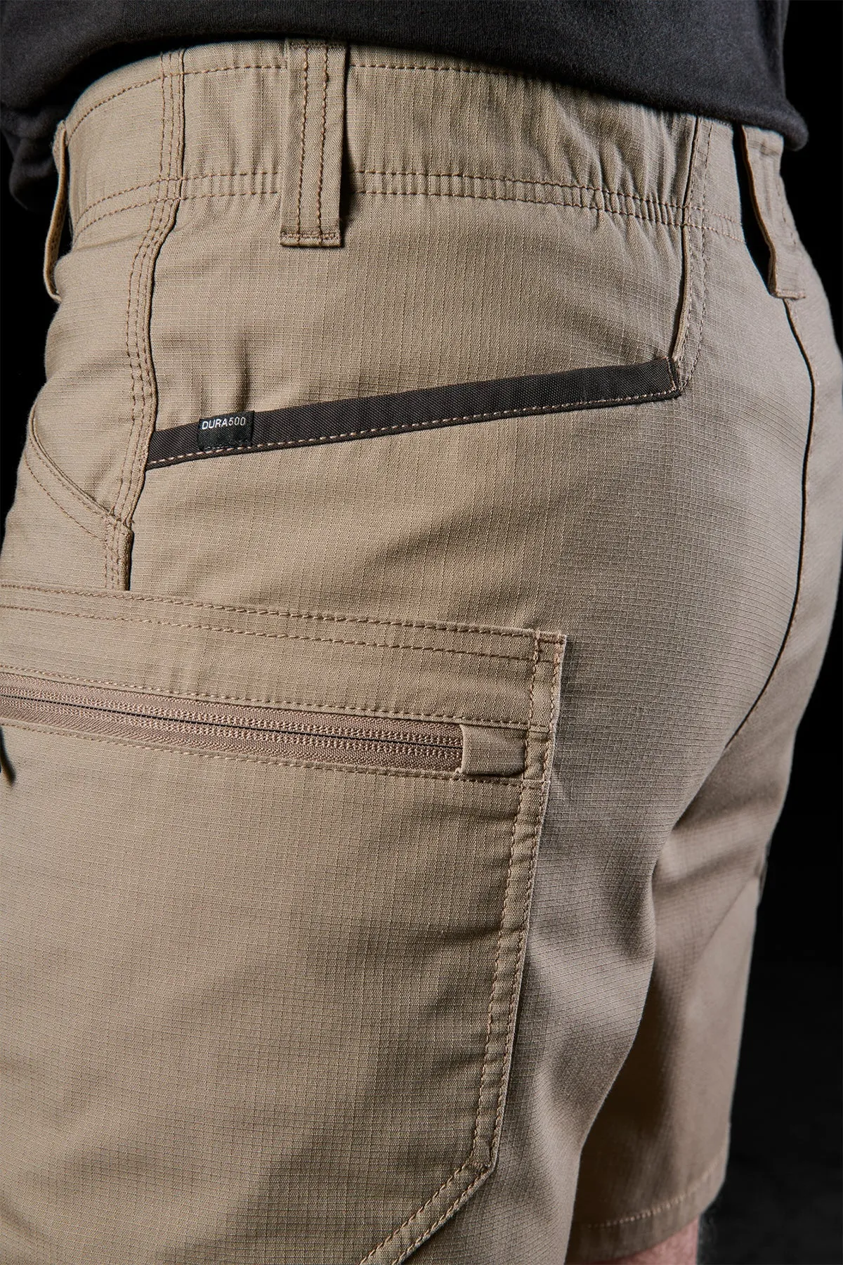 FXD Workwear  WS.6 - STRETCH CARGO SHORTS - KHAKI