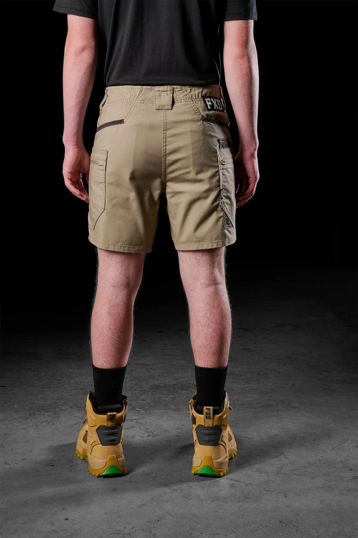 FXD Workwear  WS.6 - STRETCH CARGO SHORTS - KHAKI