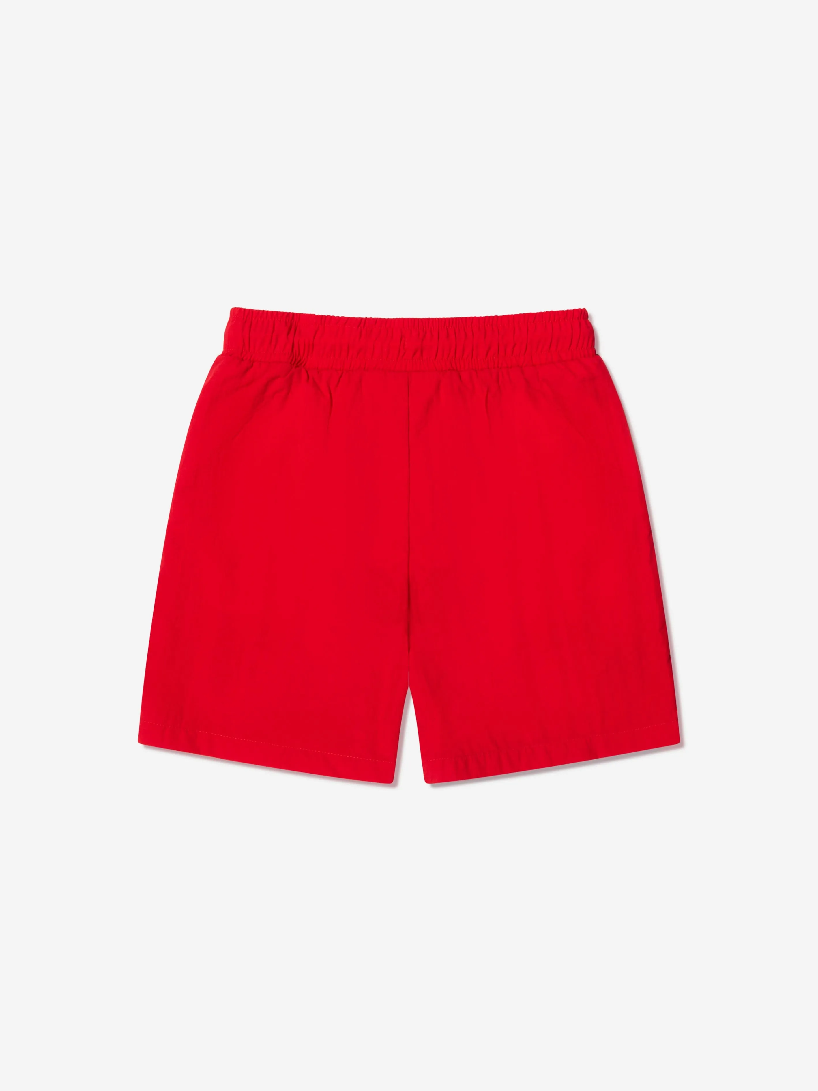 Hugo Boys Logo Swim Shorts in Red