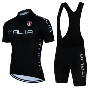 Italia Cycling Jersey Set Men Cycling Clothing Road Bike Shirts Suit Bicycle Bib Shorts MTB Ropa Ciclismo Maillot
