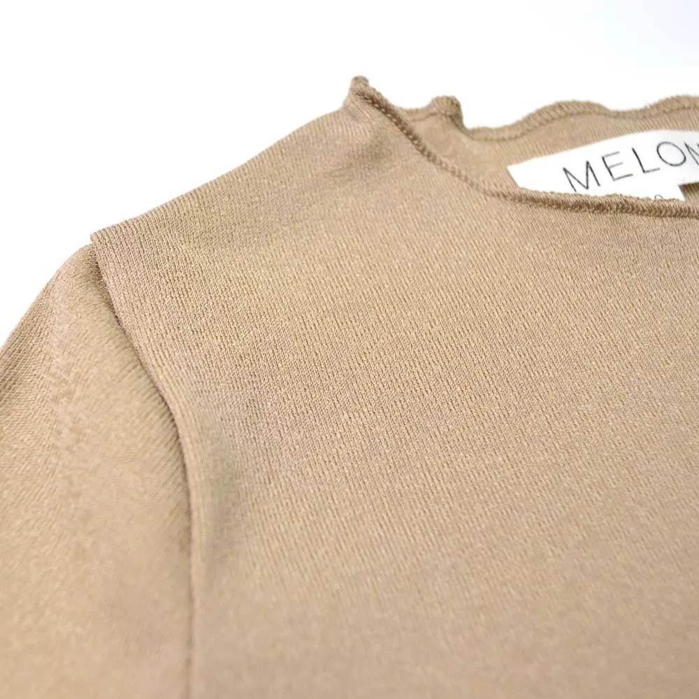 Lightweight Cotton Top, Peanut