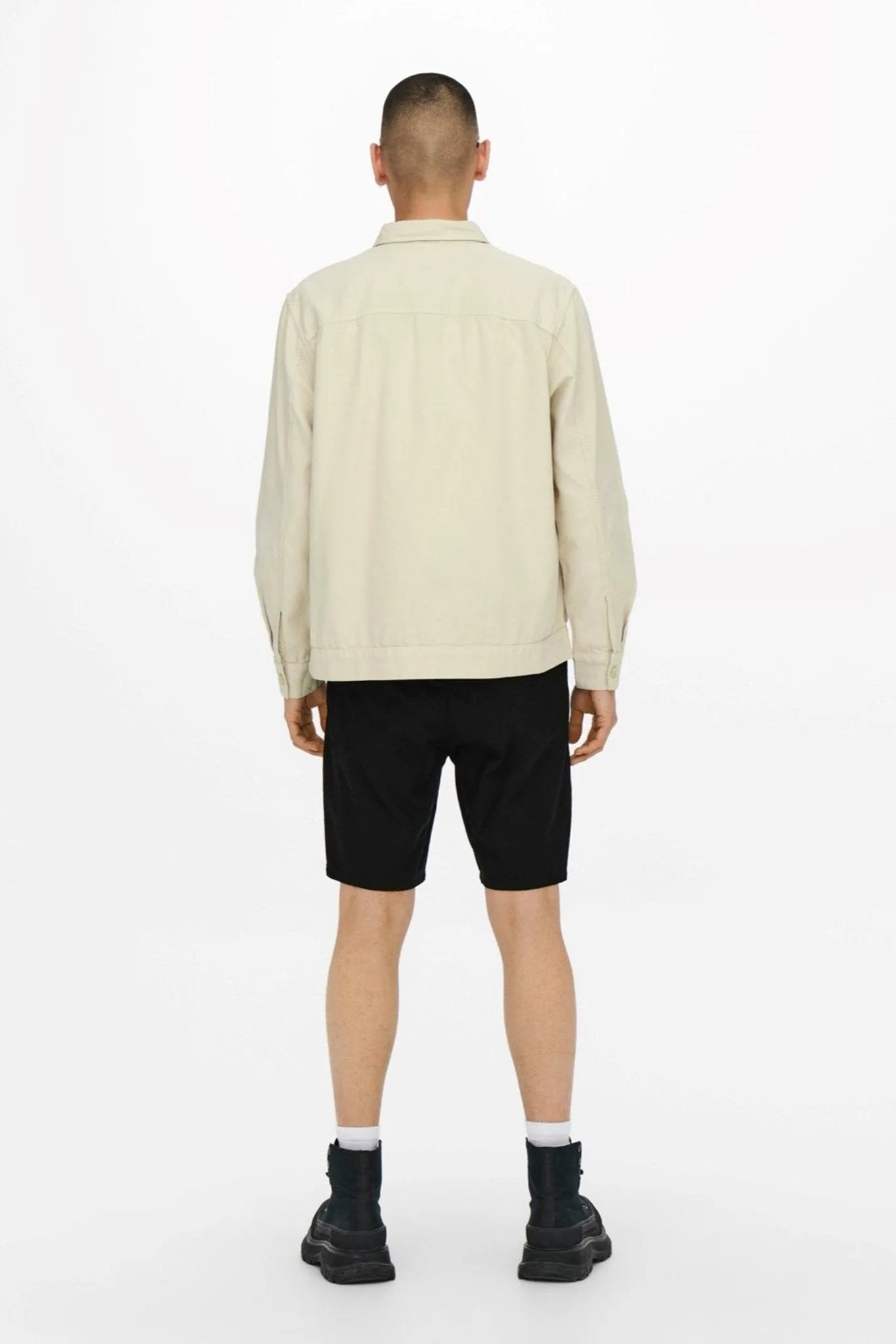 Linus Linen Shorts - Black