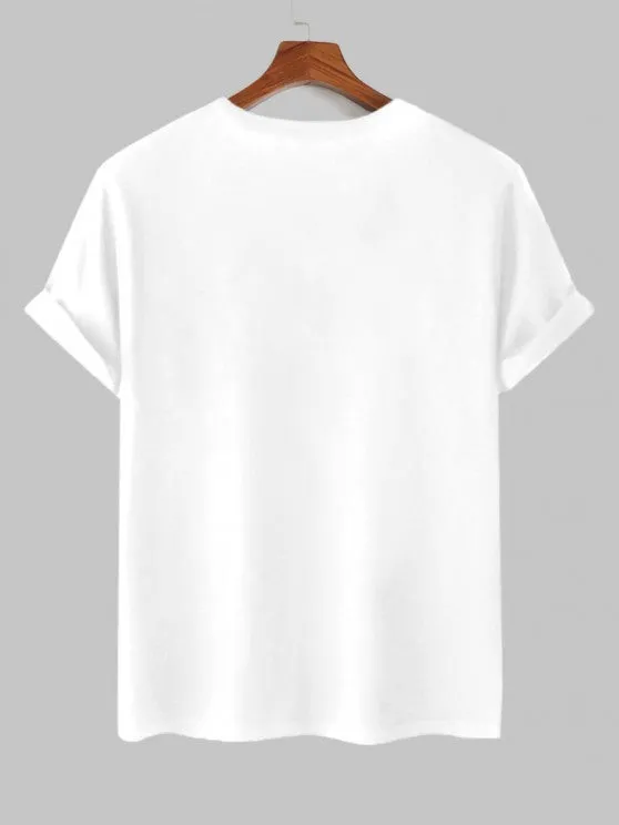 Los Angeles Print  T Shirt And Shorts Set