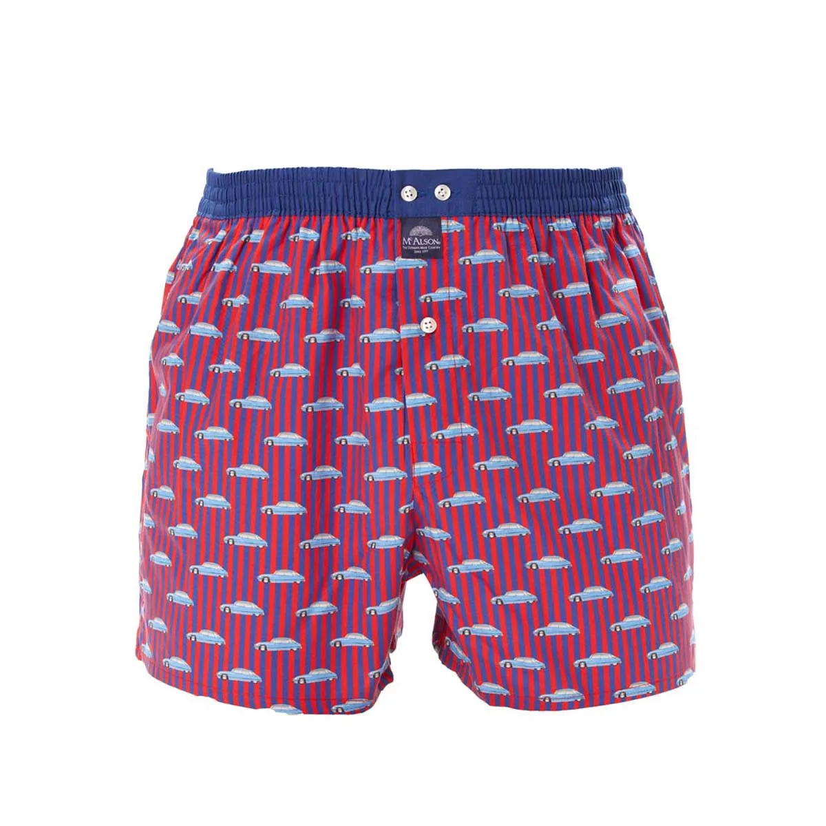 M4454 - Frenchy car red & blue