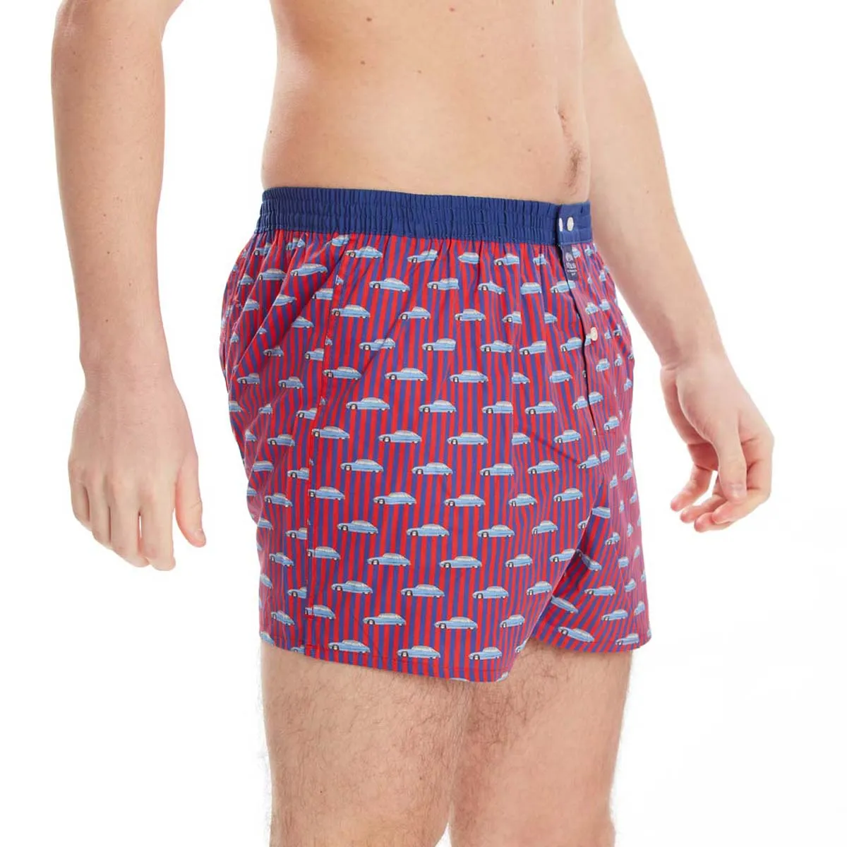 M4454 - Frenchy car red & blue