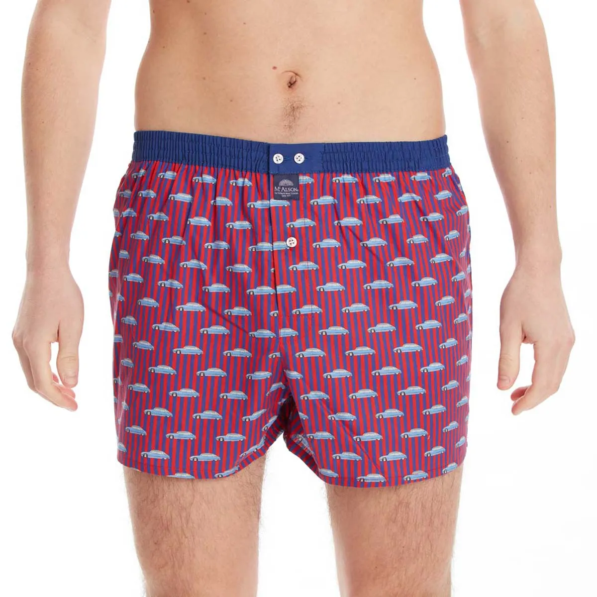 M4454 - Frenchy car red & blue