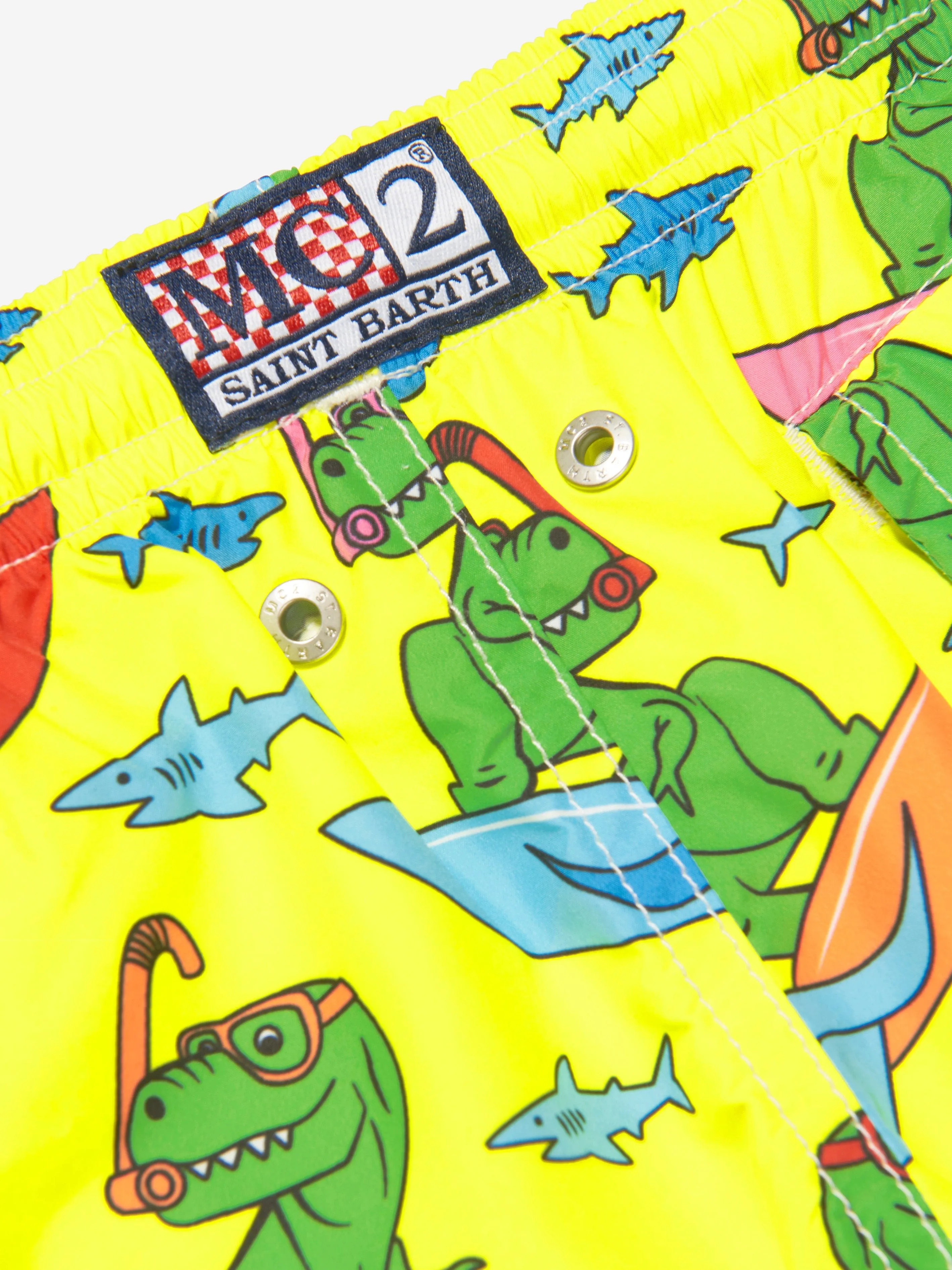 MC2 Saint Barth Boys Scuba Surf Rex Swim Shorts in Multicolour