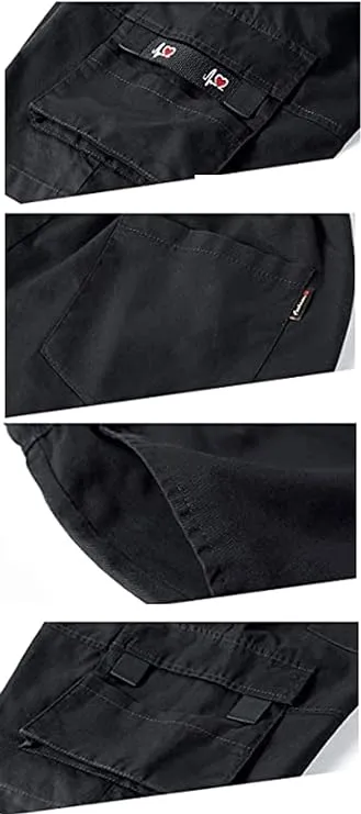 Men's Causal Cargo Pocket Khaki3 Shorts