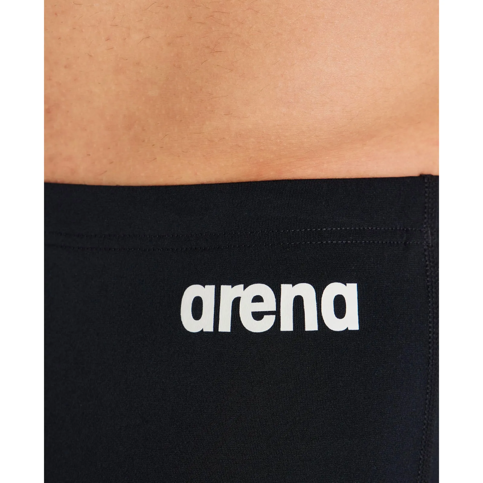 MEN'S TEAM SWIM SHORT SOLID - BLACK