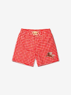 Mini Rodini Boys Houndstooth Swim Shorts