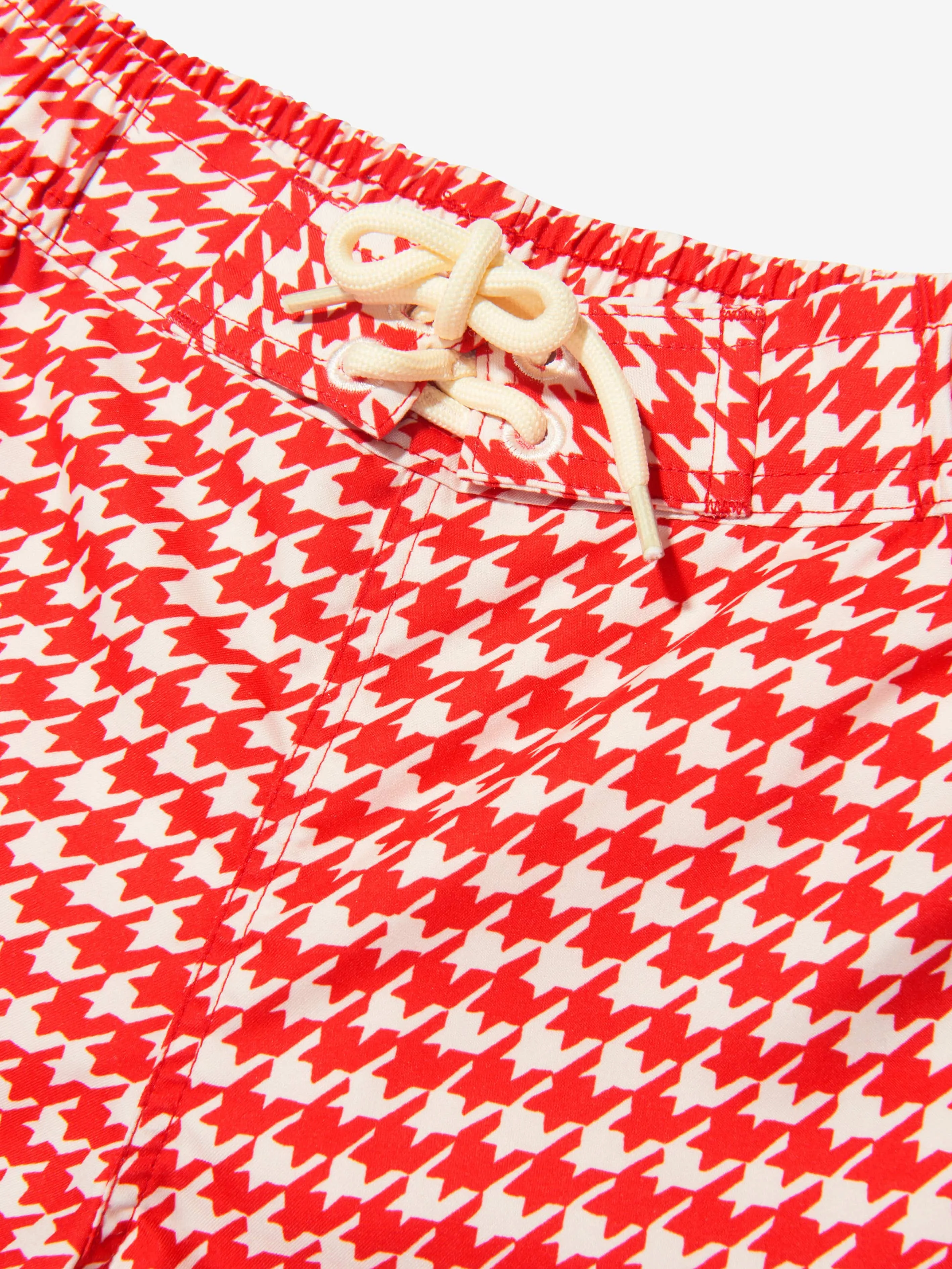 Mini Rodini Boys Houndstooth Swim Shorts
