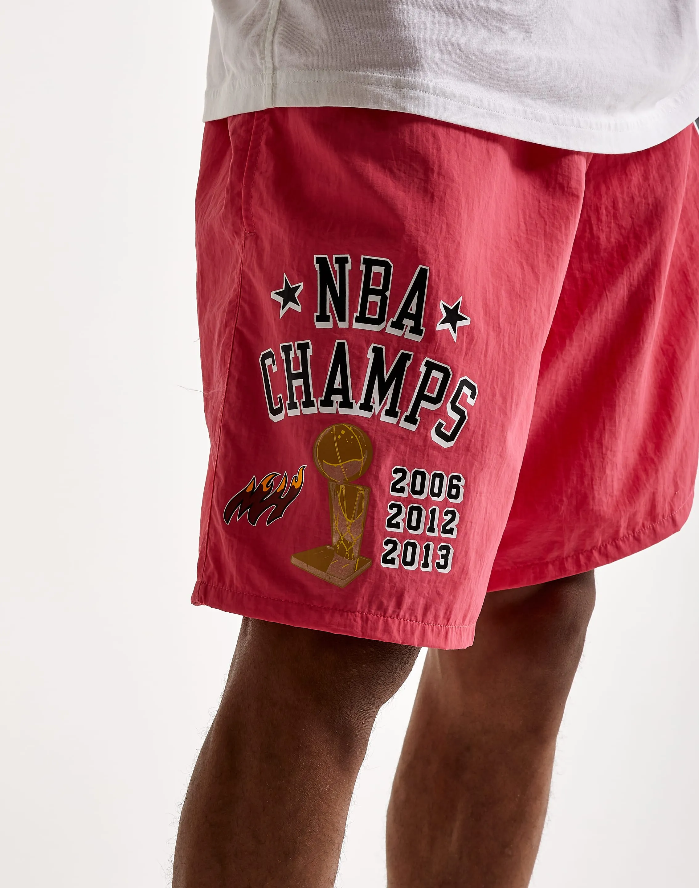 Mitchell & Ness Miami Heat Champ City Woven Shorts