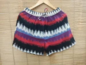 Multi Color Ikat Pure Cotton Shorts