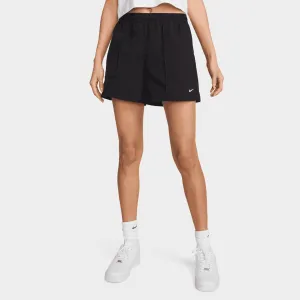 Nike Sportswear Women's Essential Woven Shorts Black / White