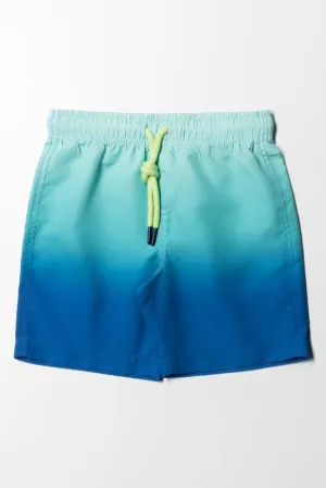 Ombre Swim Shorts Blue