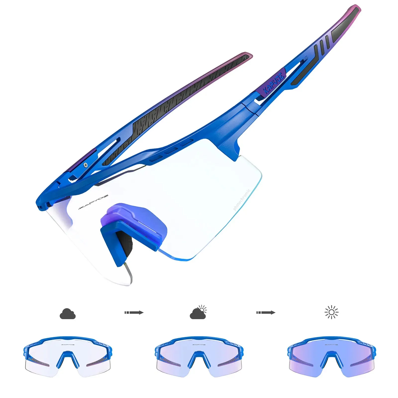 Photochromic Man Cycling Sunglasses Outdoor Sports Bicycle UV400 Protection Eyewear Road Bike Goggles Woman Cycling Glasses