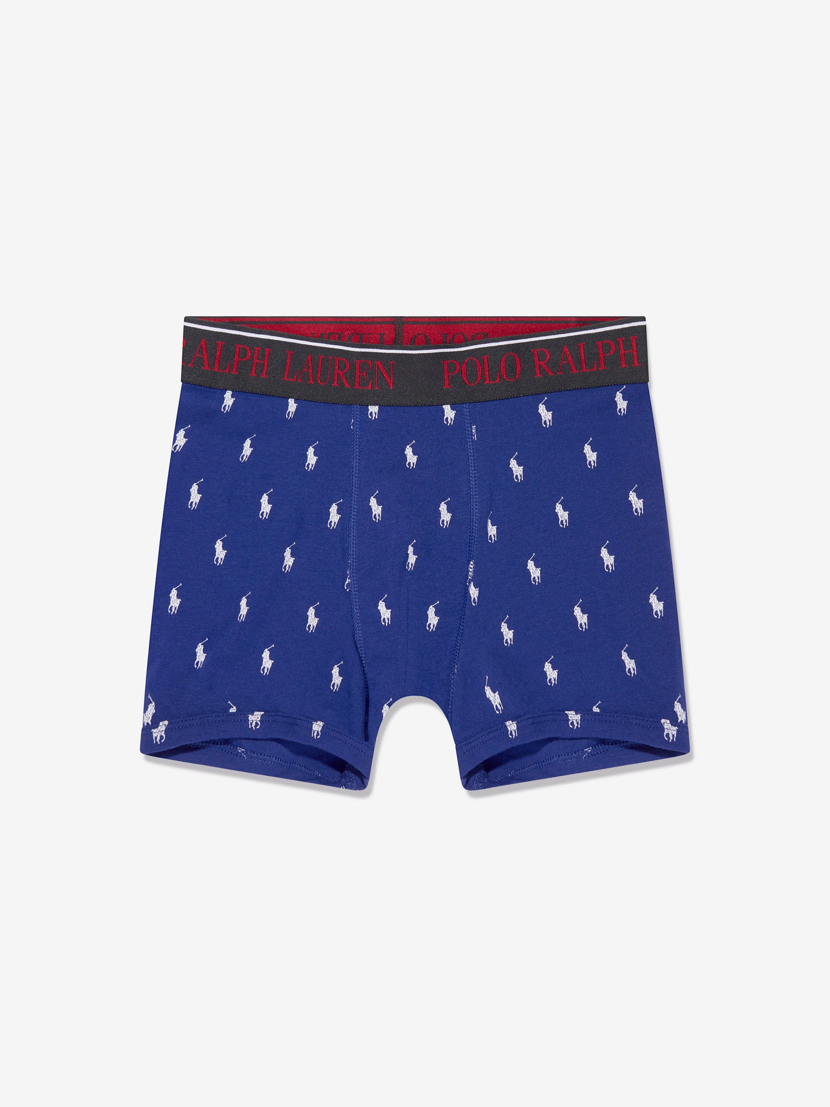 Ralph Lauren Boys 2 Pack Boxer Shorts Set in Red