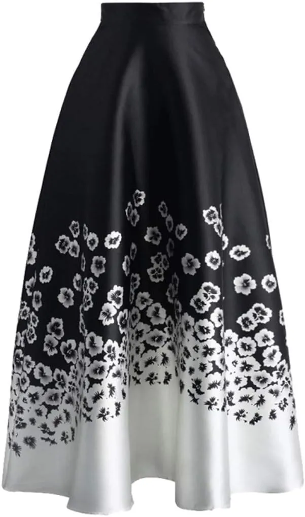 RED DOT BOUTIQUE 930 - Plus Size Ethnic African Print Long Maxi Skirt