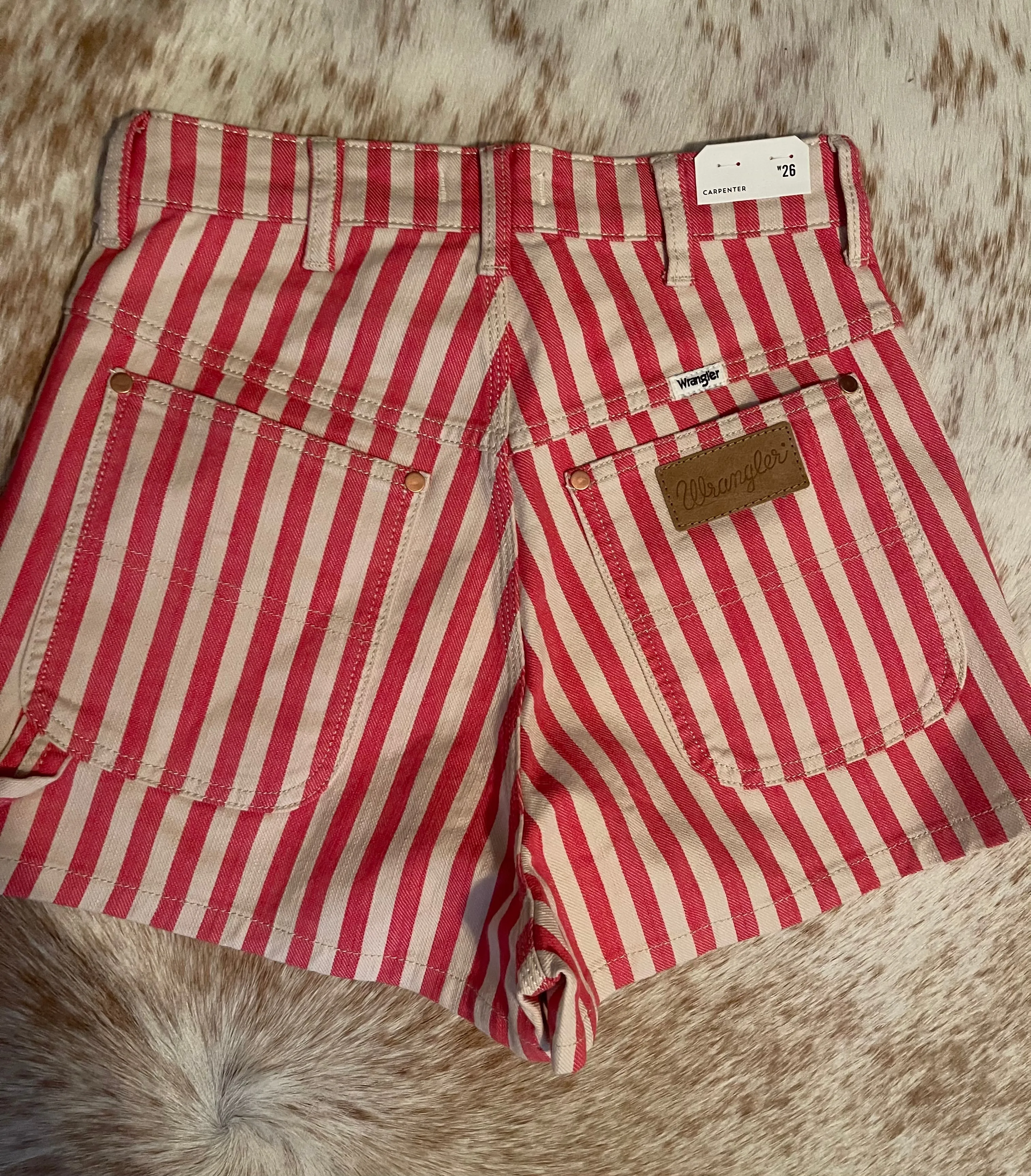 Red Pin Stripe Wranglers