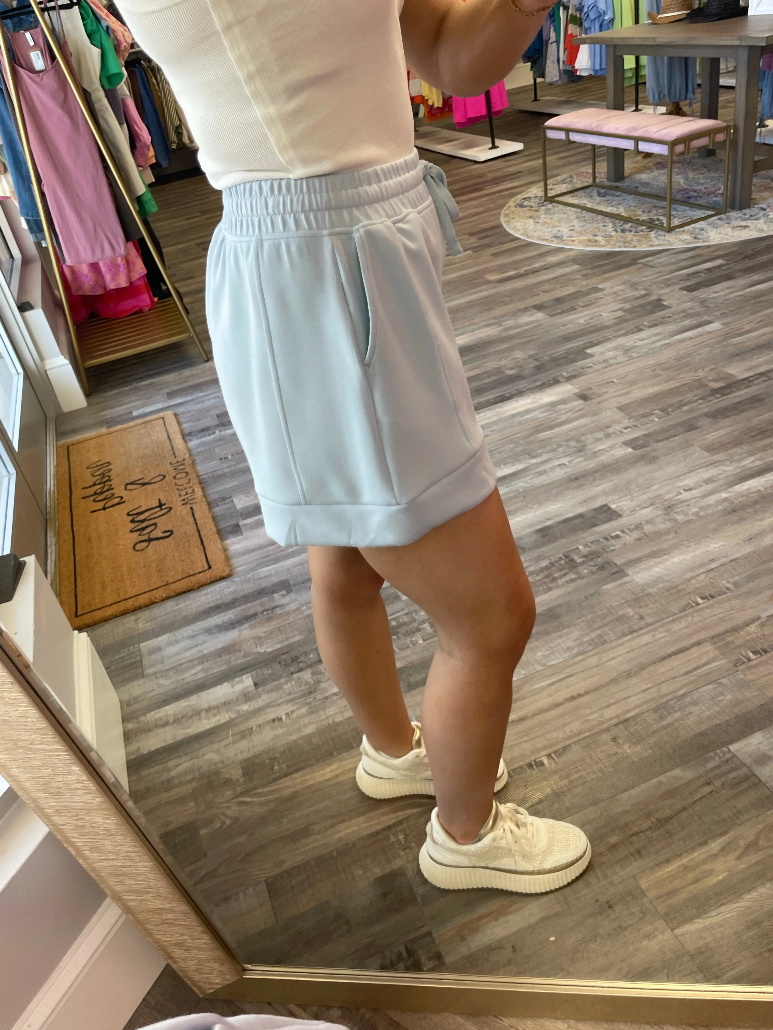 Scuba Casual Shorts - Light Blue