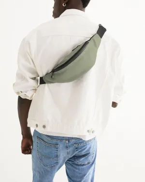 Shaded Pale Pastel Warm Green Gray Belt Bag | C8M0Y30K30
