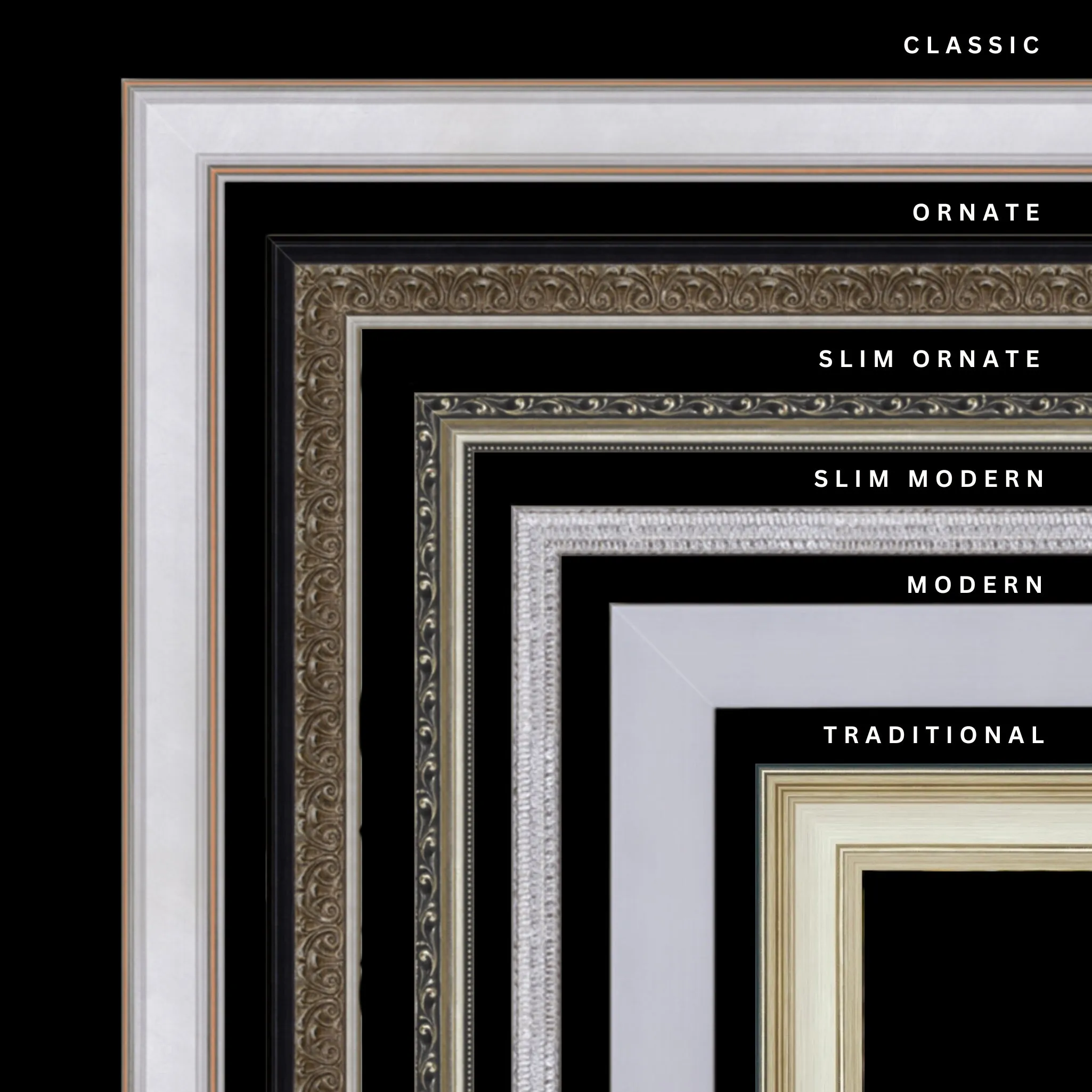 Silver 25x19 Picture Frame Ornate Traditional Classic Antique
