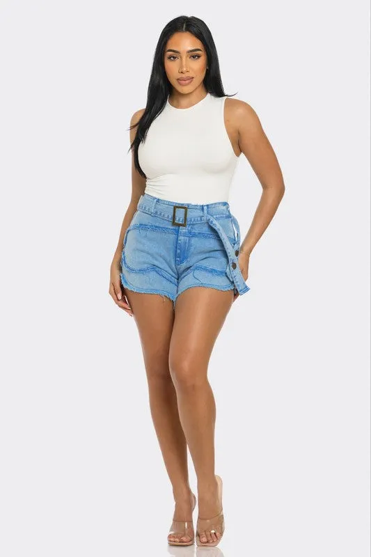 Strapped Shorts (2 Colors)